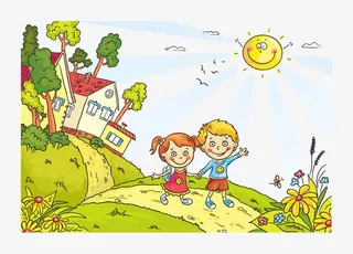 卡通儿童人物下载免抠