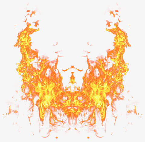 火焰羊头素材免抠