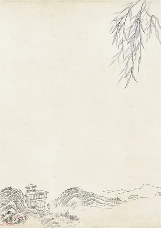 谷雨海报背景素材高清