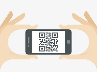 矢量手拿手机免抠