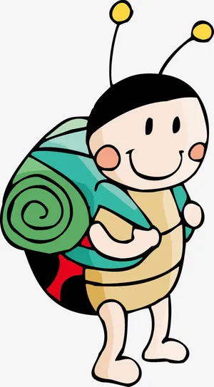 卡通瓢虫矢量免抠