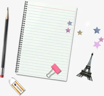 唯美学习用品免抠