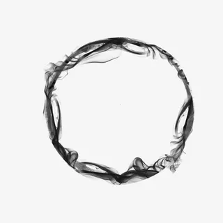 古风墨迹圆圈免抠装饰效果特效元素