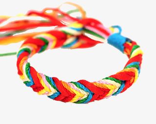 端午五彩绳手链1免抠