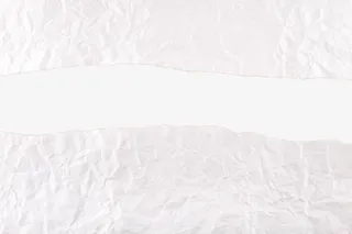 白色皱纸纸张免抠