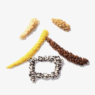 粮食组成的五谷免抠