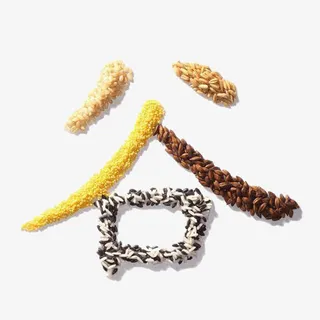 粮食组成的五谷免抠