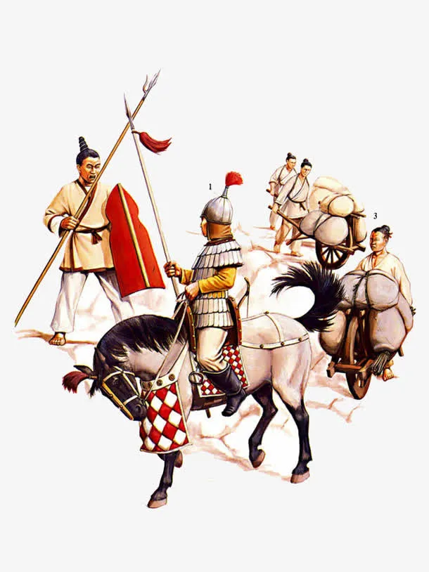 古代军队免抠