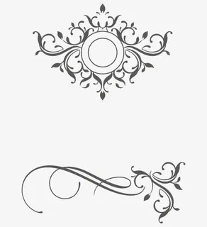 欧式边框矢量免抠