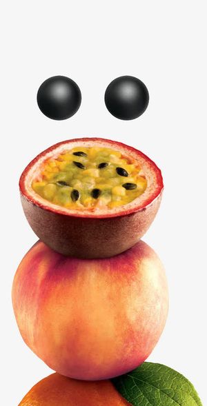 创意水果拼图免抠