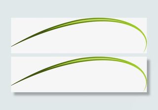 绿色矢量酷炫光线图免抠