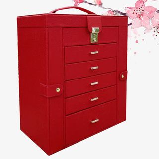 欧式珠宝首饰蝴蝶收纳箱免抠