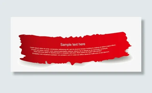 撕纸标签横幅免抠