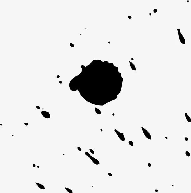 点状墨水免抠