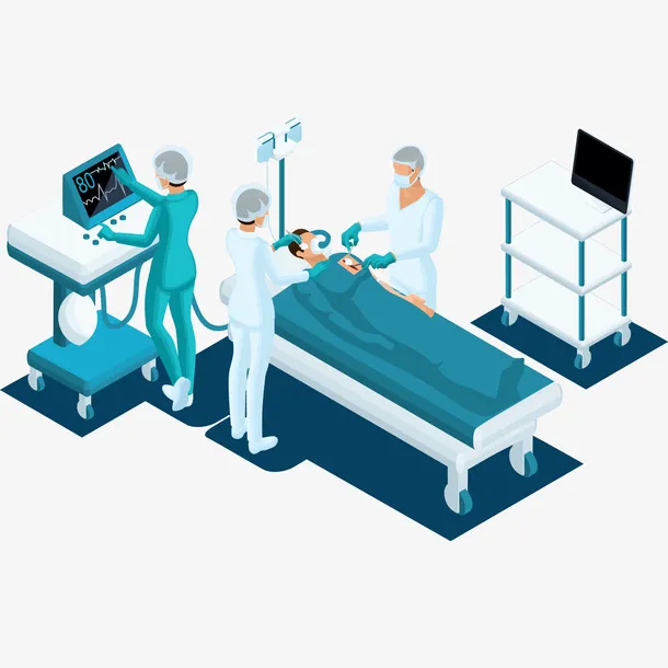 做手术的卡通医生人物免抠