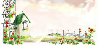 手绘风景背景高清