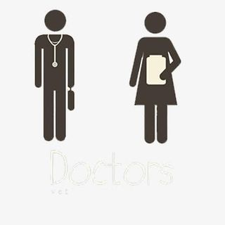 白衣天使的剪影免抠