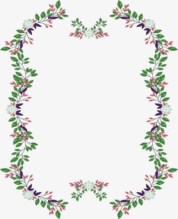 美丽的婚礼花藤免抠