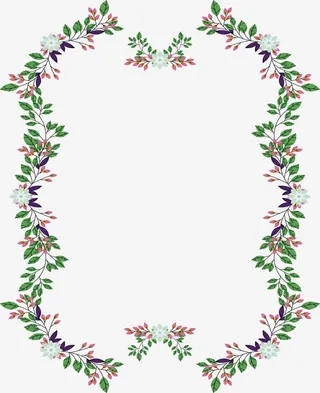 美丽的婚礼花藤免抠