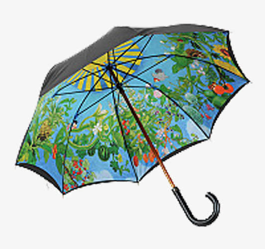 山水风晴雨伞免抠
