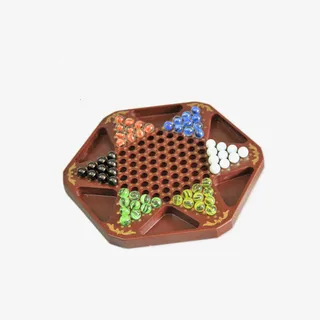 大号木珠跳棋玻璃珠弹珠弹子免抠