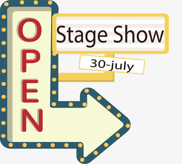 正在营业霓虹灯牌免抠