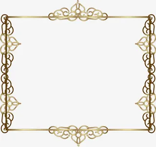 欧式花框免抠
