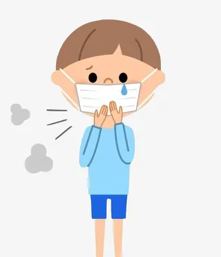 小孩感冒流感病毒发烧咳嗽出汗怕免抠
