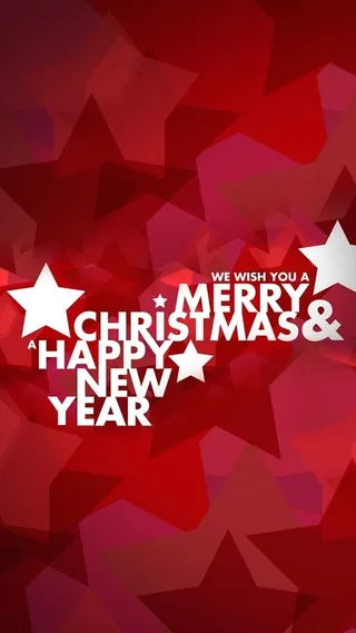 几何扁平圣诞H5背景高清