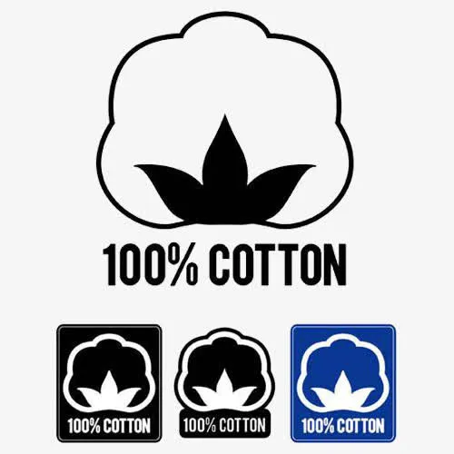 百分之百纯棉标识免抠