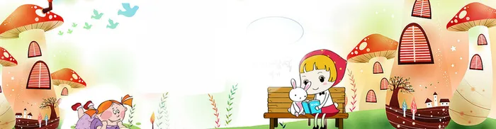 卡通背景banner高清