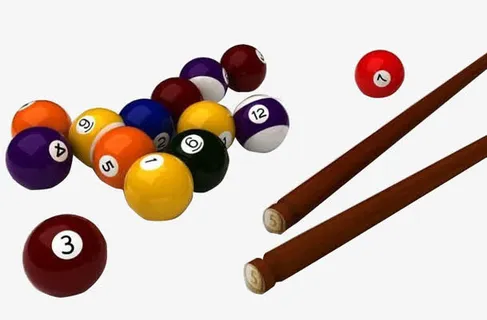 打台球比赛免抠