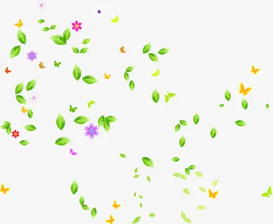 绿色飘浮素材免抠