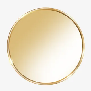 金色质感的圈圈装饰免抠