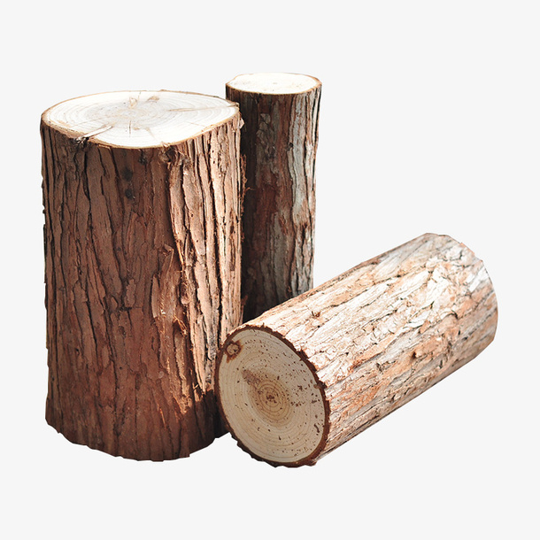 木桩实物免抠