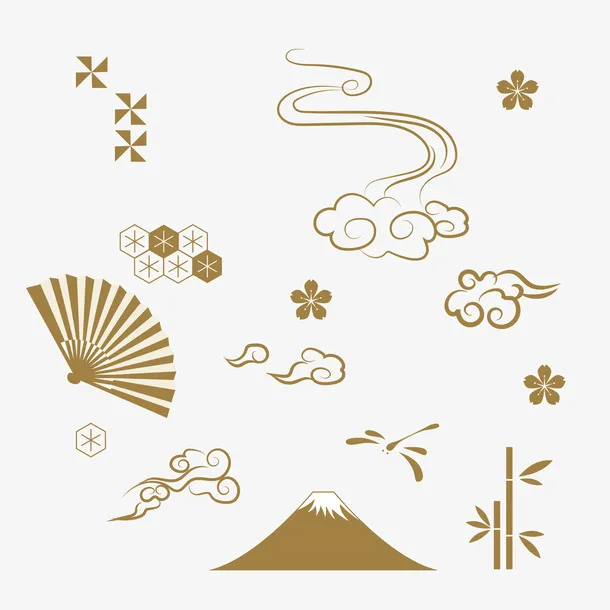 日本传统纹饰免抠
