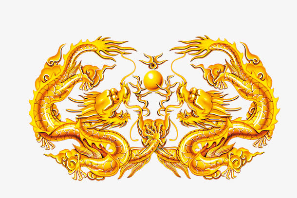 雕刻龙免抠