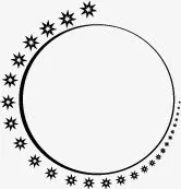 圆形星星素材免抠