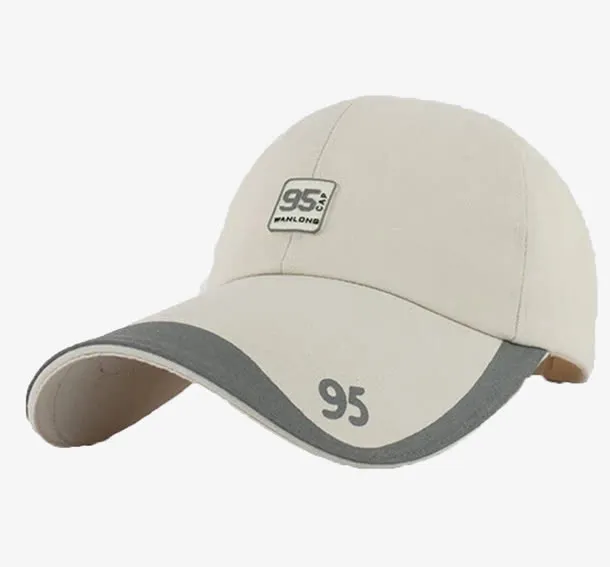 白色鸭舌帽免抠