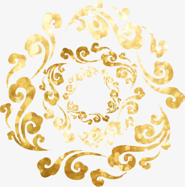 圆环祥云底纹图片素材免抠