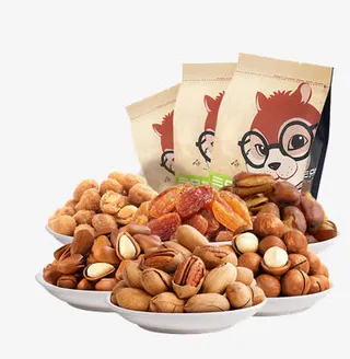 产品实物三只松鼠免抠
