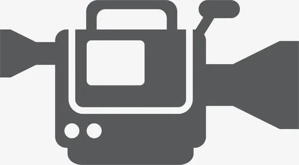 专业摄影机免抠