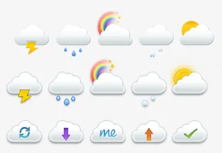 天气小图标免抠