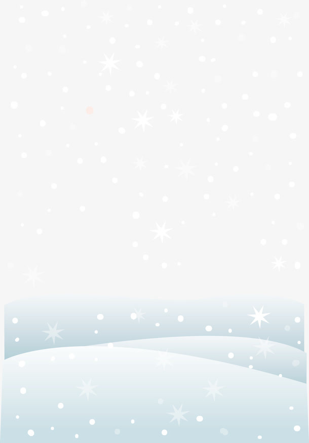 大雪雪地暴风雪元素免抠