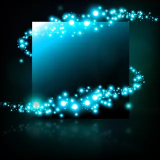 蓝色绚丽背景图高清