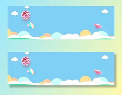 扁平卡通风格海报背景高清