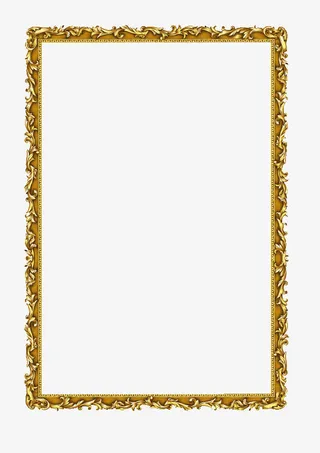 绿色欧美边框png素材免抠