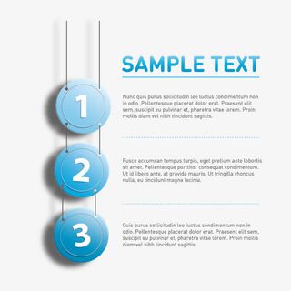 矢量蓝色信息分类图免抠