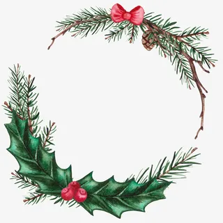 文艺清新花草海报设计装饰免抠