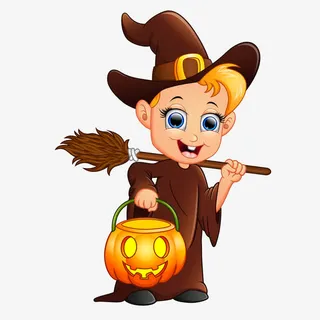 万圣节巫师免抠